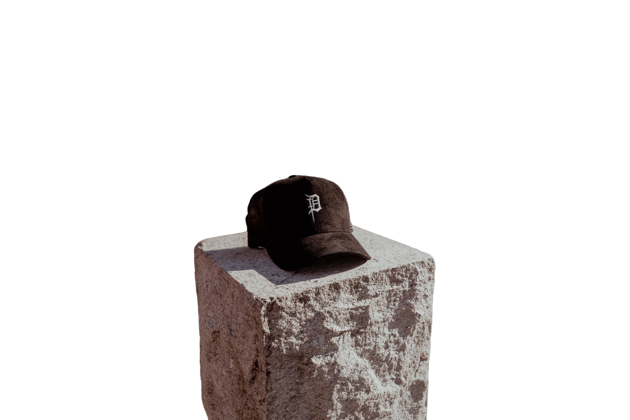 ALMIGHTY 'P' SUEDE TRUCKER